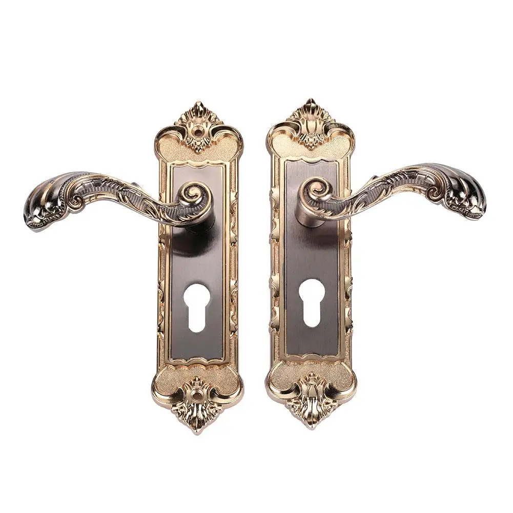 

Indoor Door Lock Aluminum Door Locks Door Lock Handle Kitchen Practical Bedroom Doorknob Sturdy Aluminum Alloy Colour