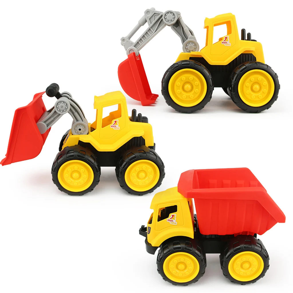 MagiDeal 1Pc Push Around Sand Truck Model Beach Home Toy for Kids Children Boys Birthday Gift 3Kinds
