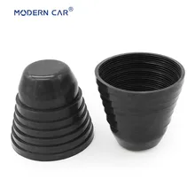 MODERN CAR 2x Black 7 Size in 1 Rear Rubber Dust Free Cover Cap Gaskets Boots 70 75 80 85 90 95 100 mm Car Headlight Dust Covers