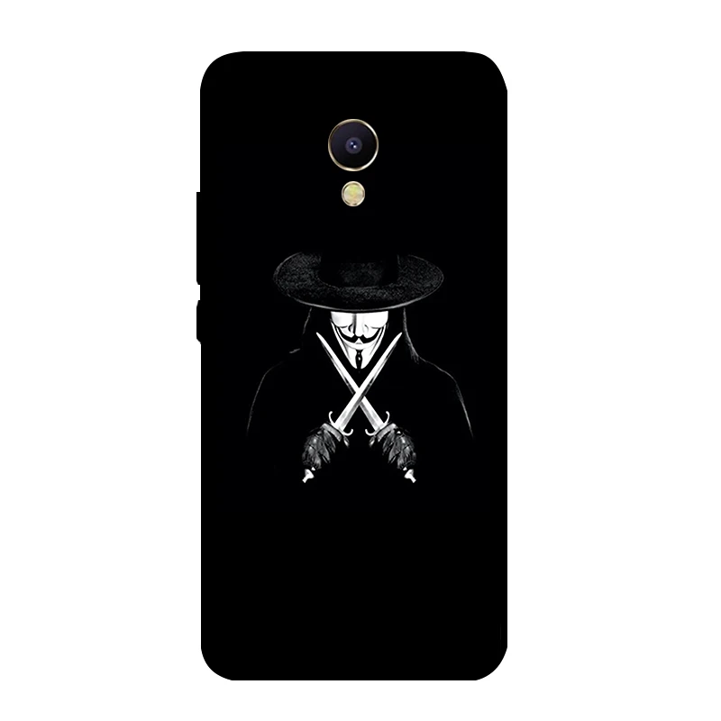 6519 3 Для Meizu M5 M5S M3 мини черный мягкий Уретановый Термопластик(tpu) чехол для телефона для Meizu Pro 5 6 Plus для Meilan M3 M5 чехол для Note темно бант с узором - Цвет: 6519 3