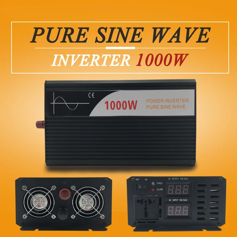 inverter 12v 220v 1000w dc to ac frequencyin Inverters & Converters