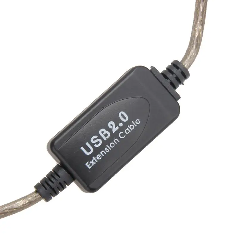 USB 2,0 5 м/10 м/15 м/20 м USB расширение мужчин и женщин удлинитель Кабель высокой высокоскоростной провод данных адаптер