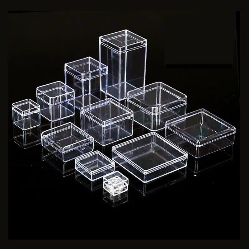 square plastic storage boxes
