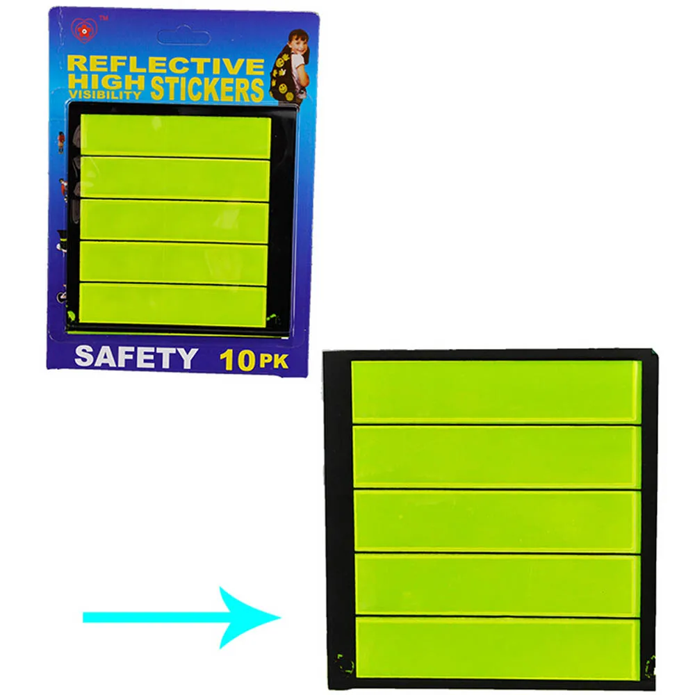 Детские Безопасные светоотражающие наклейки для езды на велосипеде открытом