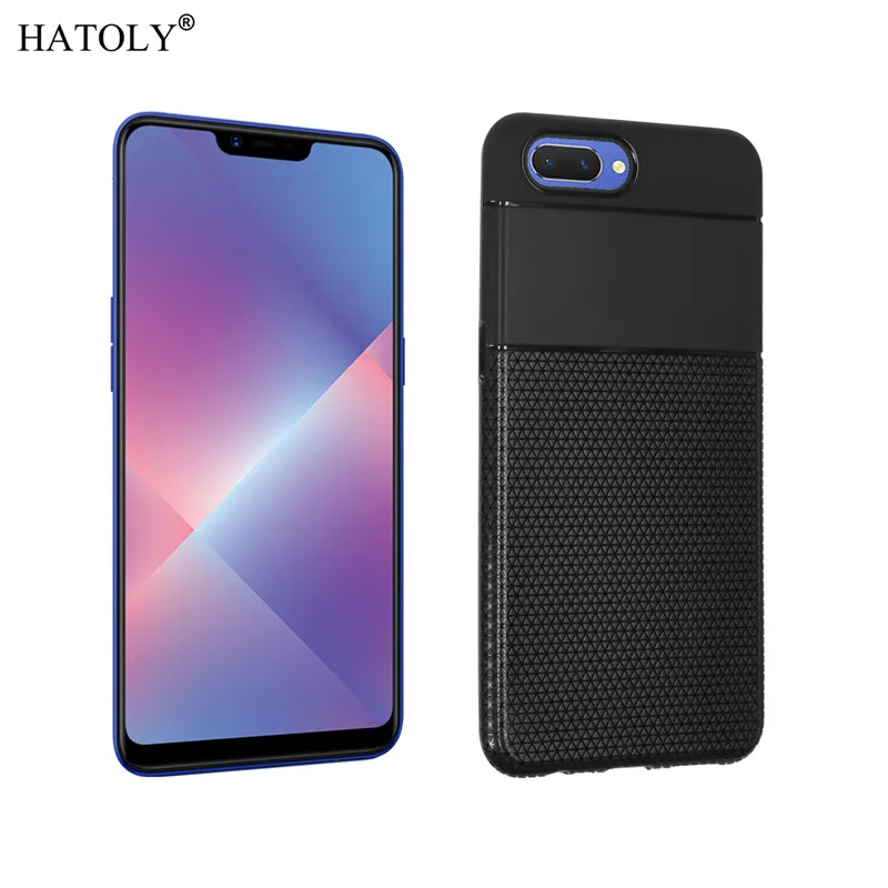 Case For OPPO A5 Cover Bumper Soft Thin Shockproof Simple Pattern Coque Funda |