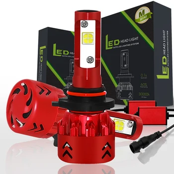 

2 X Mini7-HB3/9005/H10 Car Truck Headlight Bulb LED 30W 4800LM 9V-36V IP68 Waterproof 6000K Cold White 6063 Aluminum ALL IN ONE