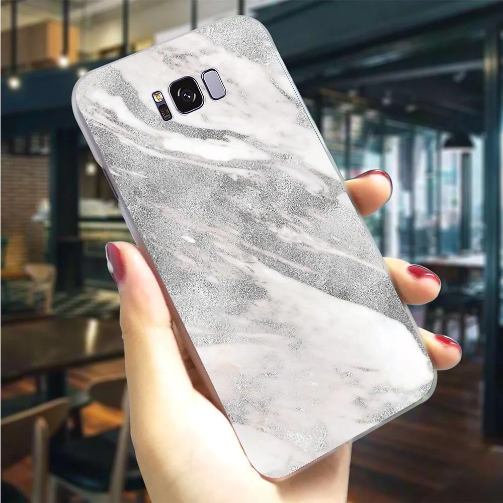 

Hard Case for Galaxy A7 2018 Pure Marble Cover for Samsung A40 Cases A50 A3 A6 Plus A5 A8 A9 A10 A20 A30 A70 Covers Back Slim