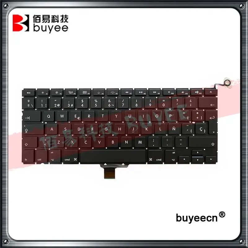 Клавиатура A1278 новая испанская SP 2009 2010 2011 2012 года для MacBook Pro 13 3 дюйма клавиатура