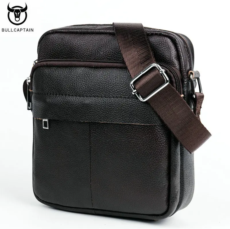 

Brand 100% Genuine Leather Men Messenger Bag Casual Crossbody Bag Business Men's Handbag Bags for gift Shoulder Bags Men