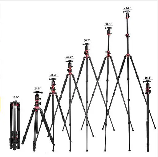 ZOMEI M8 Professional Extension Arm Monopod Conversion Tripod Monopod For Video