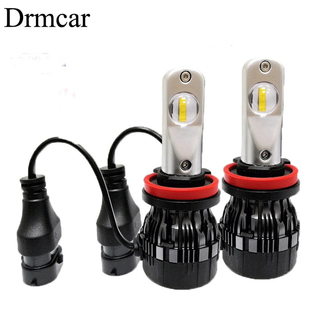 

2X M8 Car Headlight Bulbs Lamp H1 H3 H4 H7 H8 H9 H11 9005 HB3 9006 HB4 Car LED 40W 6000lm 6500K