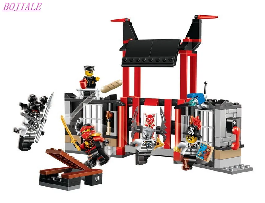 Bojiale 10522 241 шт. ниндзя Гром Мечник тюрьмы Фусьон Бела Building Block совместимые 70591 06034