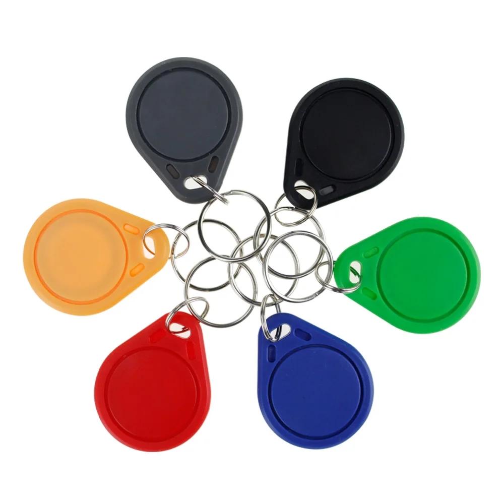 100Pcs RFID Keychains NFC Smart Key Tag Card RFID Access Control Keyfobs Proximity 13.56 MHz MF Classic 1k IC S50 Token Read 100Pcs RFID Keychains NFC Smart Key Tag Card RFID Access Control Keyfobs Proximity 13.56 MHz MF Classic 1k IC S50 Token Read