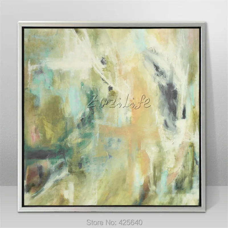 

Modern abstract colour hand-painted oil painting the sitting room adornment colour painting1