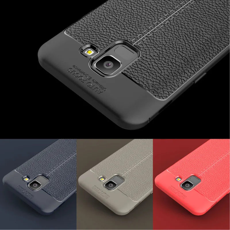 LISHE простота углеродного волокна чехол для samsung J1 J2 J3 J4 J5 J6 J7 2018 ТПУ мобильного