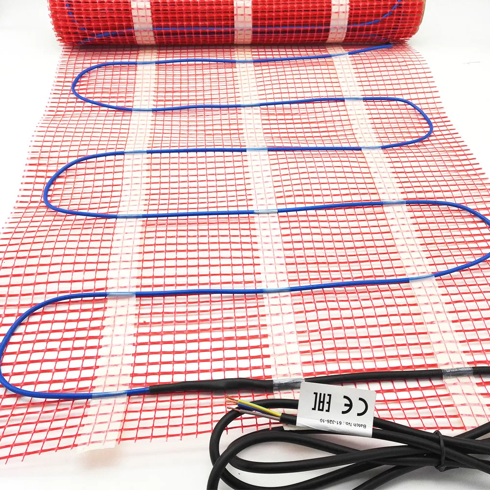 

MINCO HEAT High Quality 230V 0.5 Meter Wide Electric Underfloor Heating System Under Tile Heating Mat Kits All Sizes