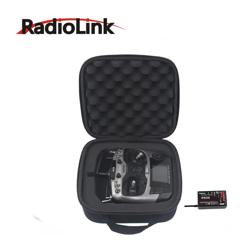 

Radiolink AT9S 2.4GHZ 10 CH Wireless Airplane Remote Control Transmitter Used with R9DS Receiver waterproof Carrying Bag