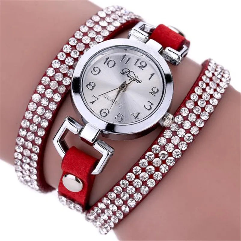 High Quality women fashion casual watch luxury dress ladies Leather Band Analog Quartz Wrist Watch clock Montre femme O10 (12)
