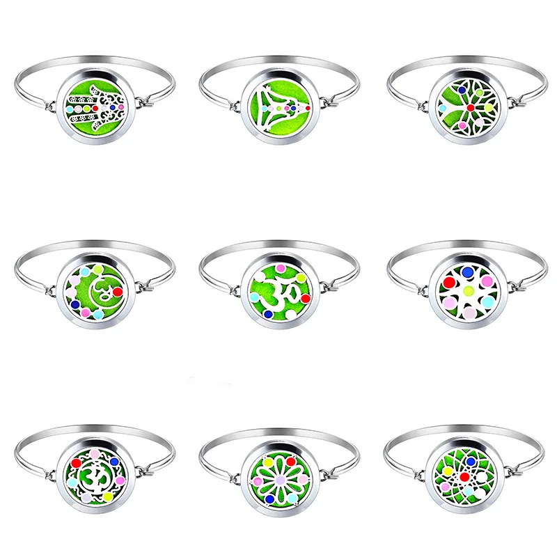 Женский браслет lucky tree locket винтажный ароматерапия с парфюмом|Браслеты-манжеты| |