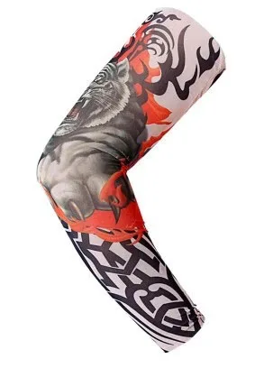 1 шт. наружные велосипедные рукава 3D тату нарукавники с УФ-защитой MTB велосипедные рукава Защита рук для езды на велосипеде - Цвет: 14