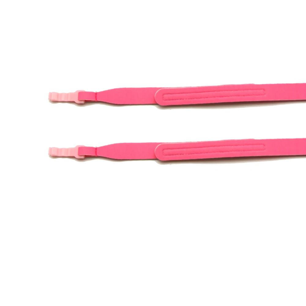 Детские оптические очки спортивный ремень детская рамка шнур головная повязка фиксатор Регулируемая длина безопасности крюк и петля ремень - Цвет: pink 2pcs