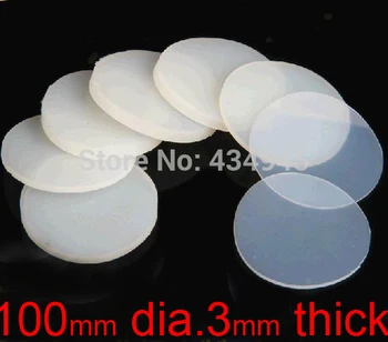 

100mm dia 3mm thick silicone wafer high temperature resistance heat-resistant pads The silicone flat mat Waterproof sealing ring