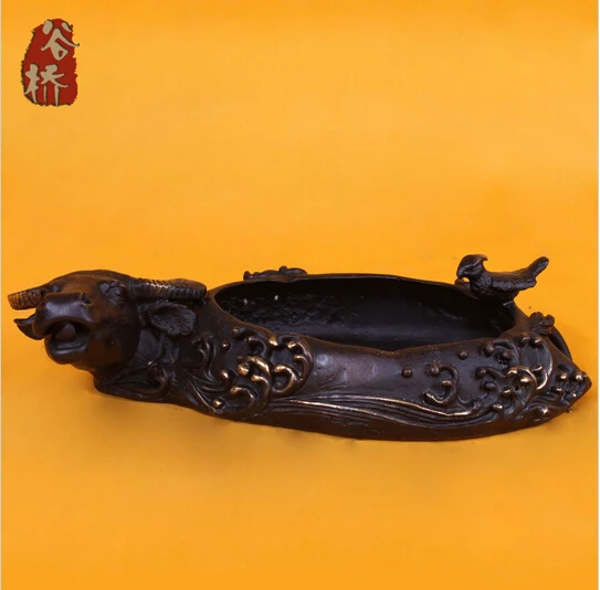 

B0601 417Bronze sculpture, crafts ashtray decoration gift ashtray home ashtray statue