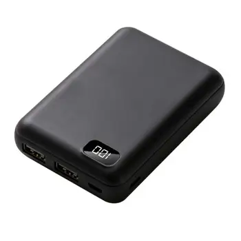 

Mini Power Bank 10000mAh Dual USB LED Display Powerbank Fast charging External Battery Poverbank For Xiaomi iphone XS X Samsung