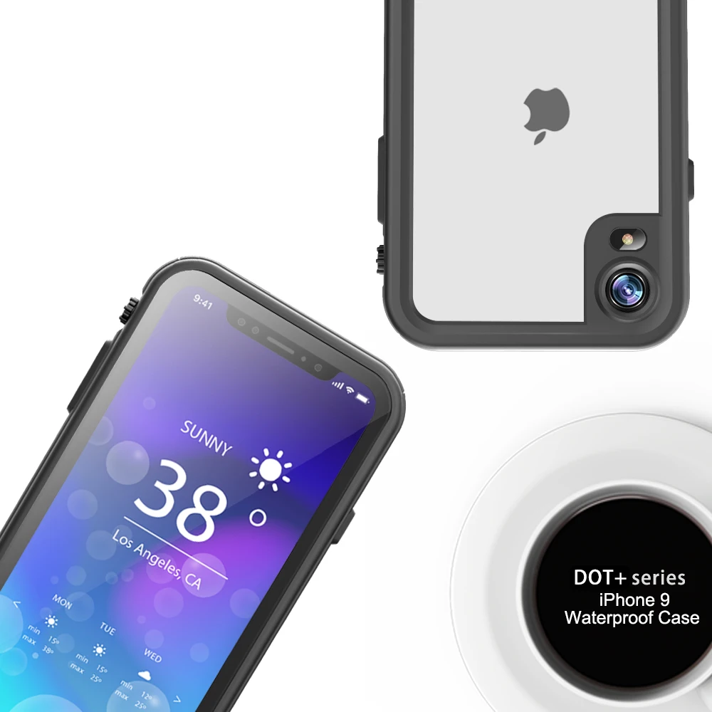  PC Cover For iPhone X XS XR XS MAX Waterproof Case For Samsung S8 S9 Plus Note 8 Note 9 Underwater Sealed Capas For iPhone X    (7)