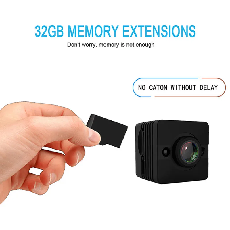 Новая мини-камера SQ12 HD камера SQ8 SQ11 обновление ночного видения 30 м Водонепроницаемая мини камера 1080P Спорт Мини