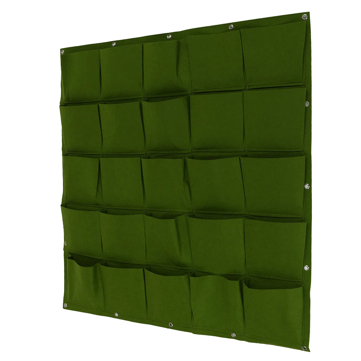 25 Pockets 9~ 64 карманы овощное растение растут мешок плантатор настенный для вертикальных садов горшки войлочная ткань декоративное оформление для сада зеленый - Цвет: 25 Pockets