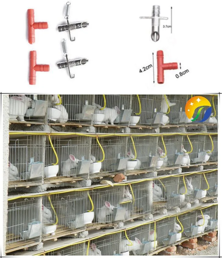 Лидер продаж для кролик для кроликов, грызунов автоматическая сосок воды кормушки поилки для кур 20 штук