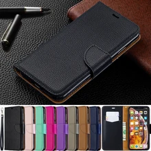 Wallet Phone Case for iPhone Xr X Xs Max 8 7 6 6s Plus PU Leather Folio Flip Cover Stand Magetic Closure with Card Holder