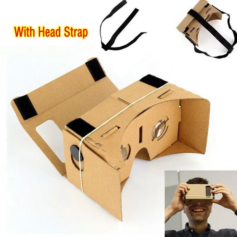 HESTIA DIY Google Cardboard Virtual Reality Glasses VR Mobile Phone 3D