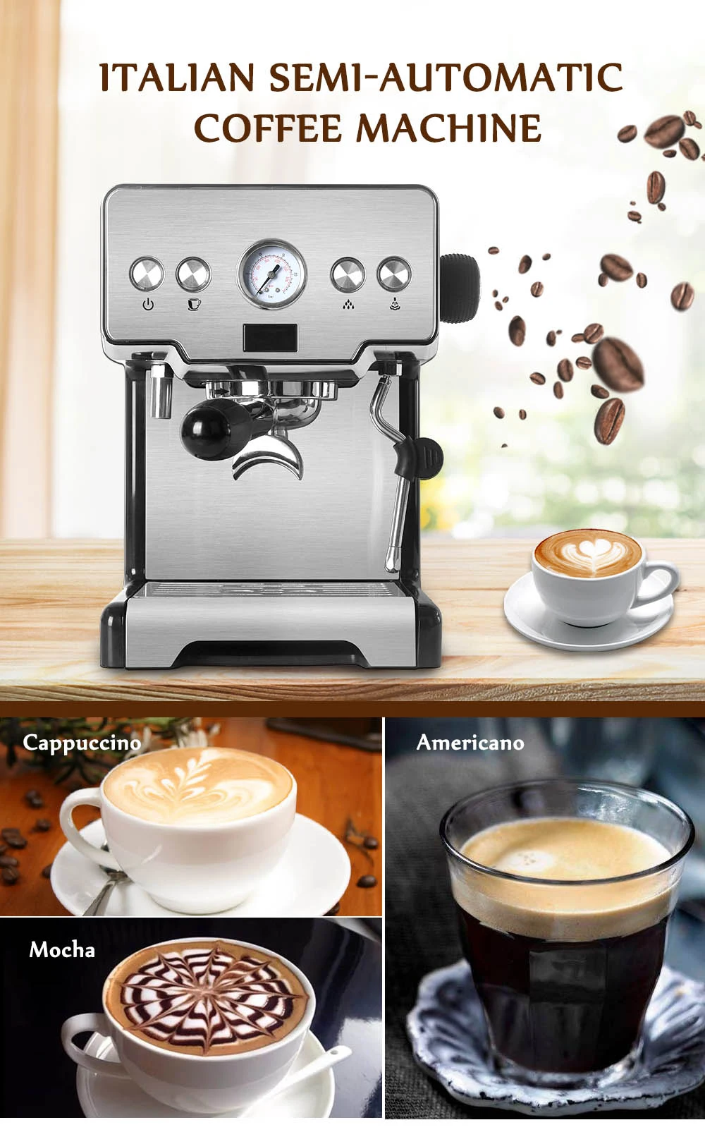 Cappuccino Latte Milk Foam Coffee Maker 
