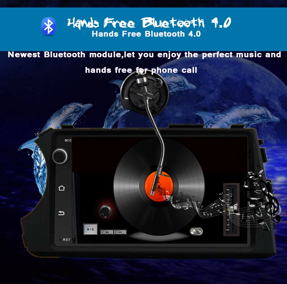Cheap 7 inch 3/4G Android 9.0 Octa Core car dvd gps player for ssangyong Kyron Actyon with Wifi BT radio 2G RAM 1080P Screen Head Unit 1