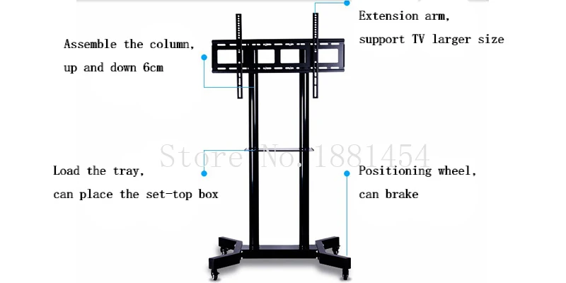 TV trolley bracket (2)