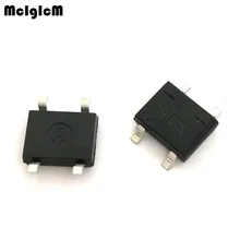 MCIGICM 20PCS SMD DB107 DB107S 1A 1000V Einzelphasen-diodengleichrichter-brücke