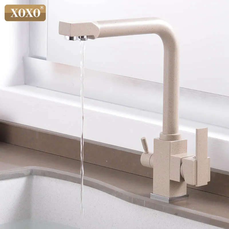  XOXO Filter Kitchen Faucet Drinking Water Single Hole 360 Rotation Pure Water Filter Kitchen Sinks  - 32922207219
