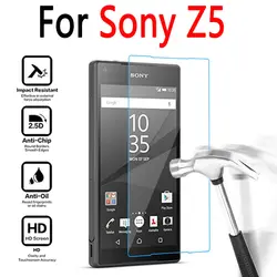 9 H 2.5D Премиум Закаленное Стекло для Sony Xperia Z5 чехол Экран протектор для Sony Xperia Z 5 e6883 e6653 e6683 Плёнки случае