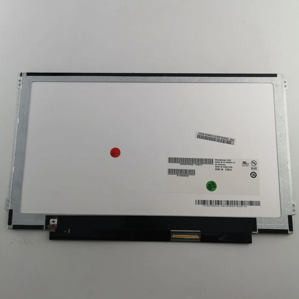 B116XW03 V.0 LP116WH2-TLN1 N116BGE-L41 CLAA116WA03A LTN116AT02 Matrix For Asus Vivobook X202E X202 S200E LCD display Screen