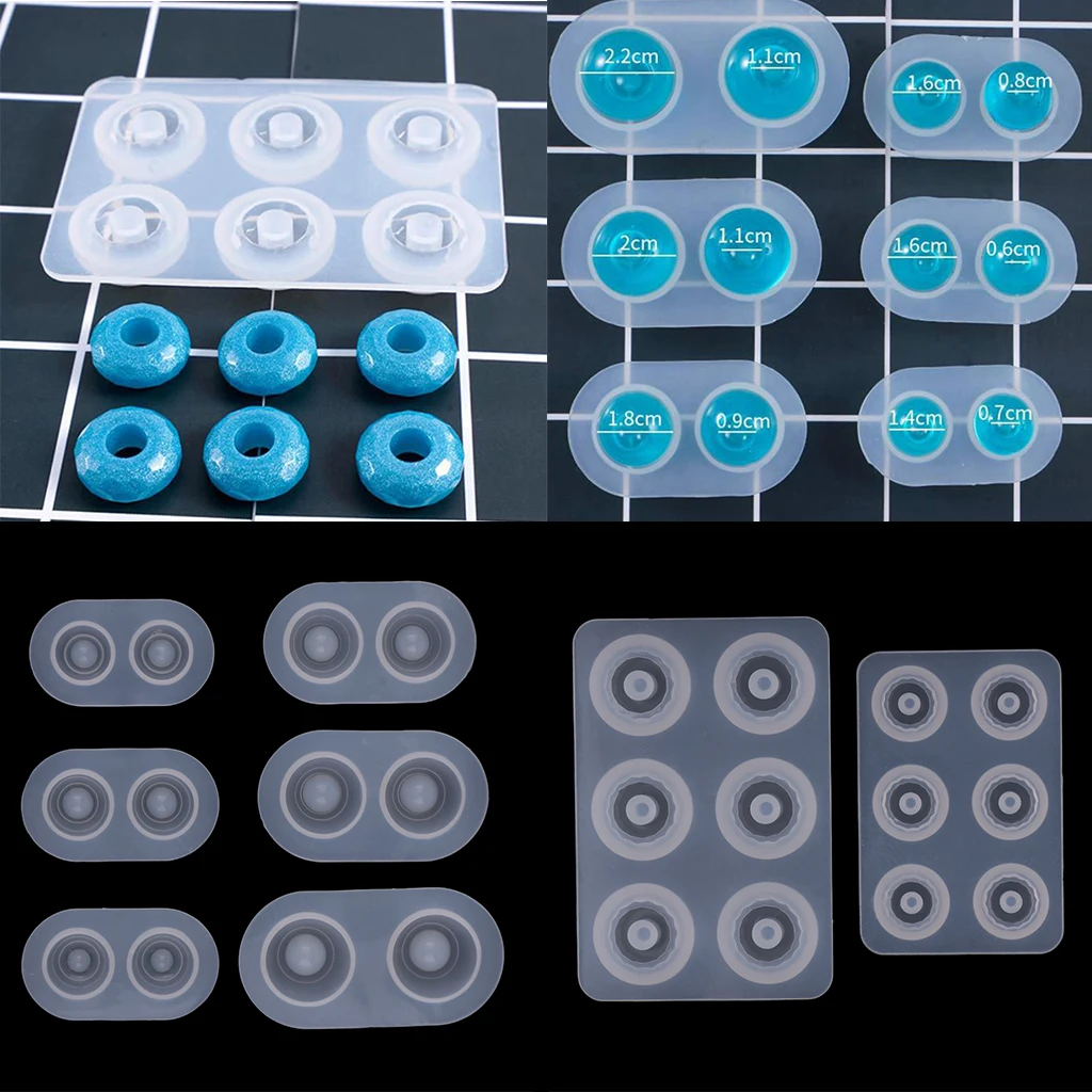 8 BJD Doll eye mold resin casting beads mold pressure eye silicone mold base