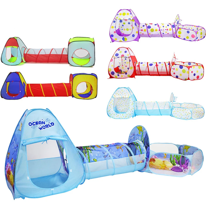 3pcs Set детская игровая палатка бассейна и ям игрушки для дома улицы соединение