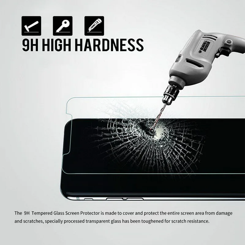 Gehärtetem Glas Für iPhone 11 Pro Max Screen Protector für iPhone X XS Max XR Glas Film für iPhone