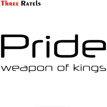 

Three Ratels TZ-1015 11*30cm 1-4 pieces car sticker Pride weapon of kings funny car stickers auto decals