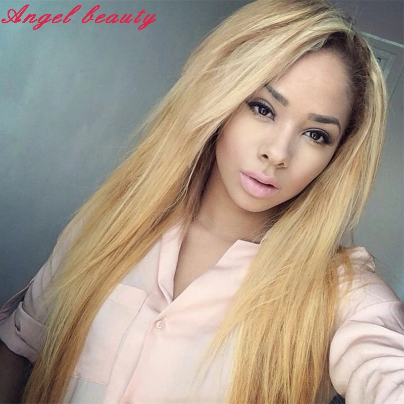 613 Blonde Virgin Hair 7A Straight Brazilian Hair Honey Blonde