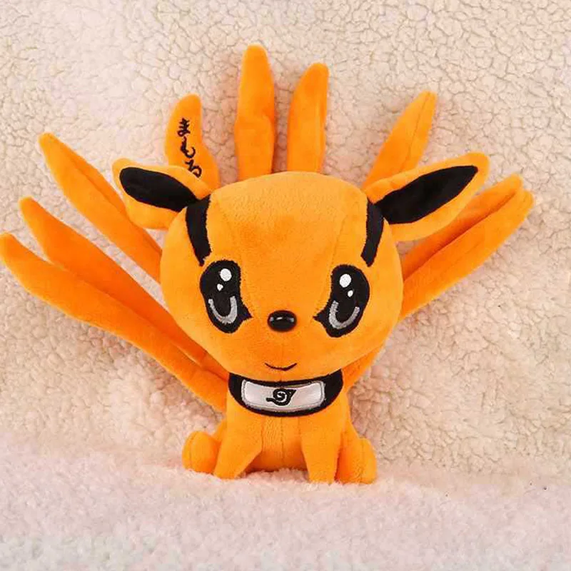 

Anime Naruto Uzumaki Kyuubi Kurama Nine-Tales Fox Demon 10" Plush toy Stuffed Doll Collection gifts