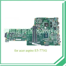 Laptop motherboard für acer aspire e5-771g da0zywmb6e0 rev e nbmnv11001 i5-4210u nvidia 840 m ddr3l