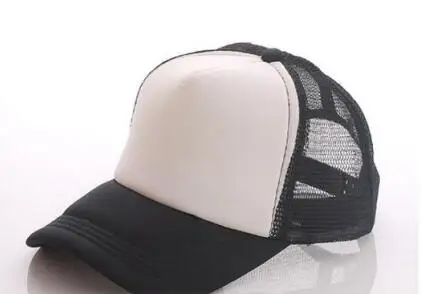 wholesale Fashion Mesh hats Baseball Cap Hat Sport Running Tennis Hat Cap Racing Adjustable custom made Hat for Men& Women - Цвет: Небесно-голубой