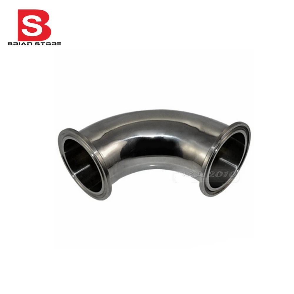45mm Sanitary Stainless Tri Clamp 90 Degree Elbow